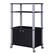 Alt View 8. Gymax - Gymax Bakers Rack Microwave Stand Rolling Storage Cart Multi-functional Display Black - Black.