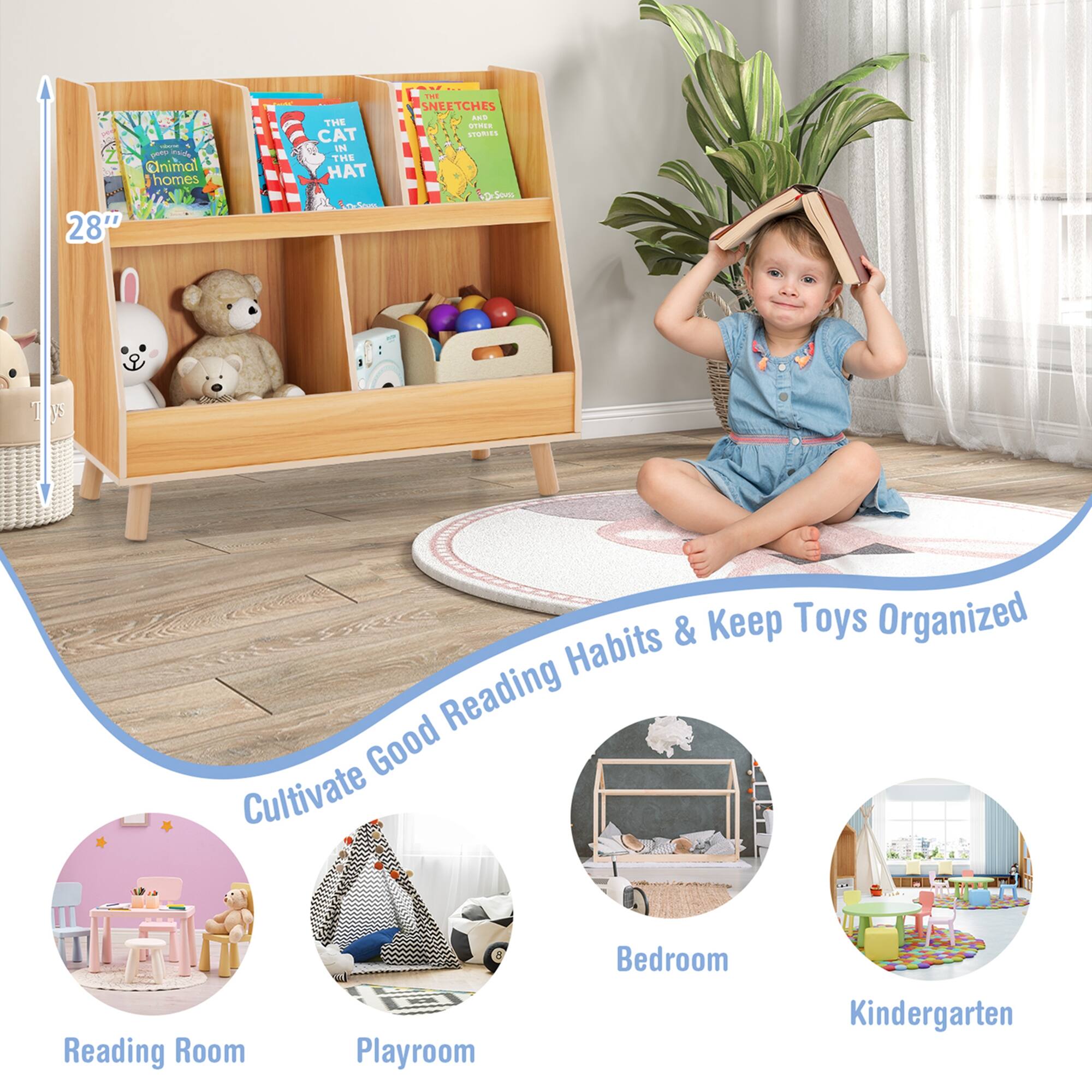 Cultivate Good Reading Habits & Keep Toys Organized

Reading Room
Playroom
Bedroom
Kindergarten