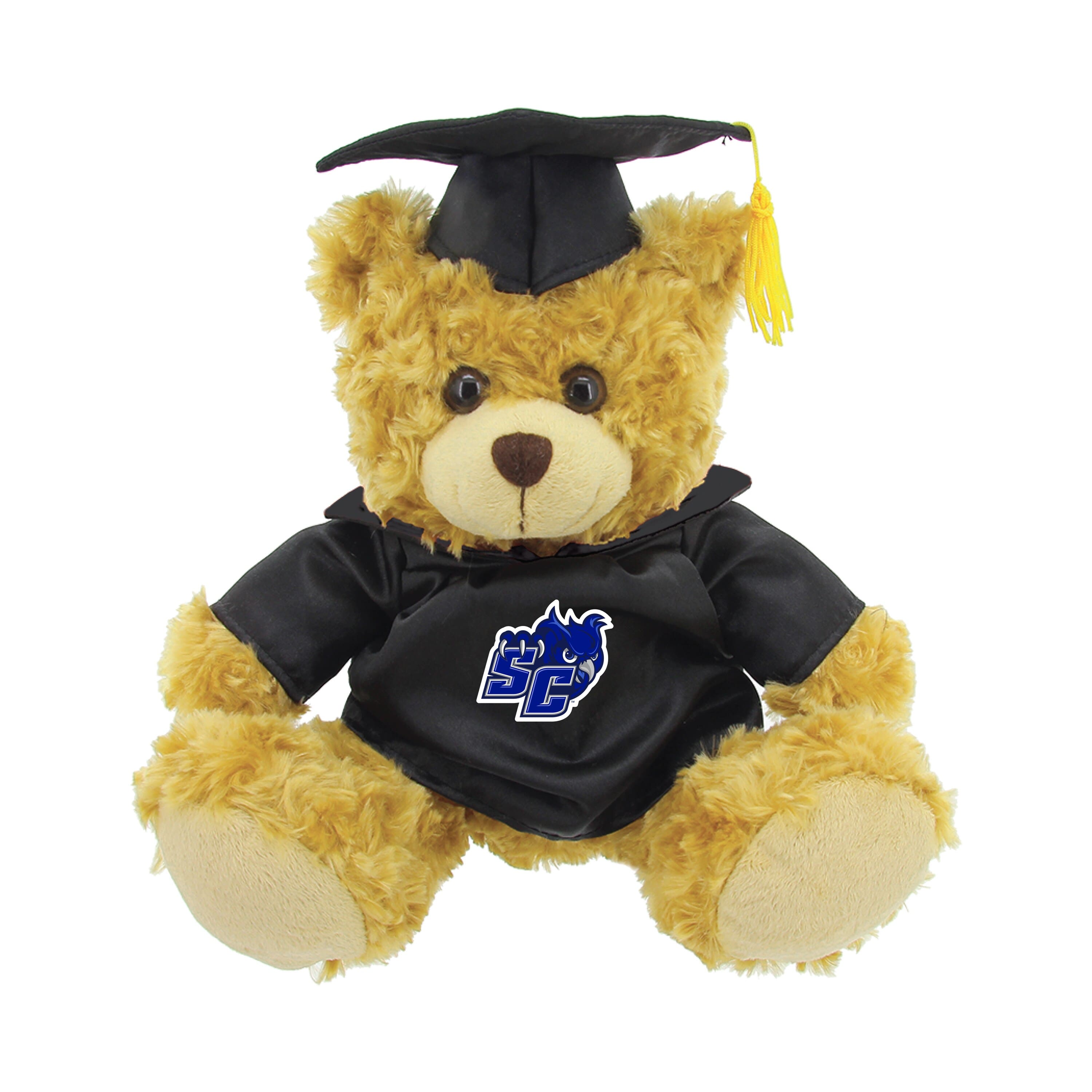 Jardine - Southern Connecticut State Owls Graduation Bear Plush - Oatmeal