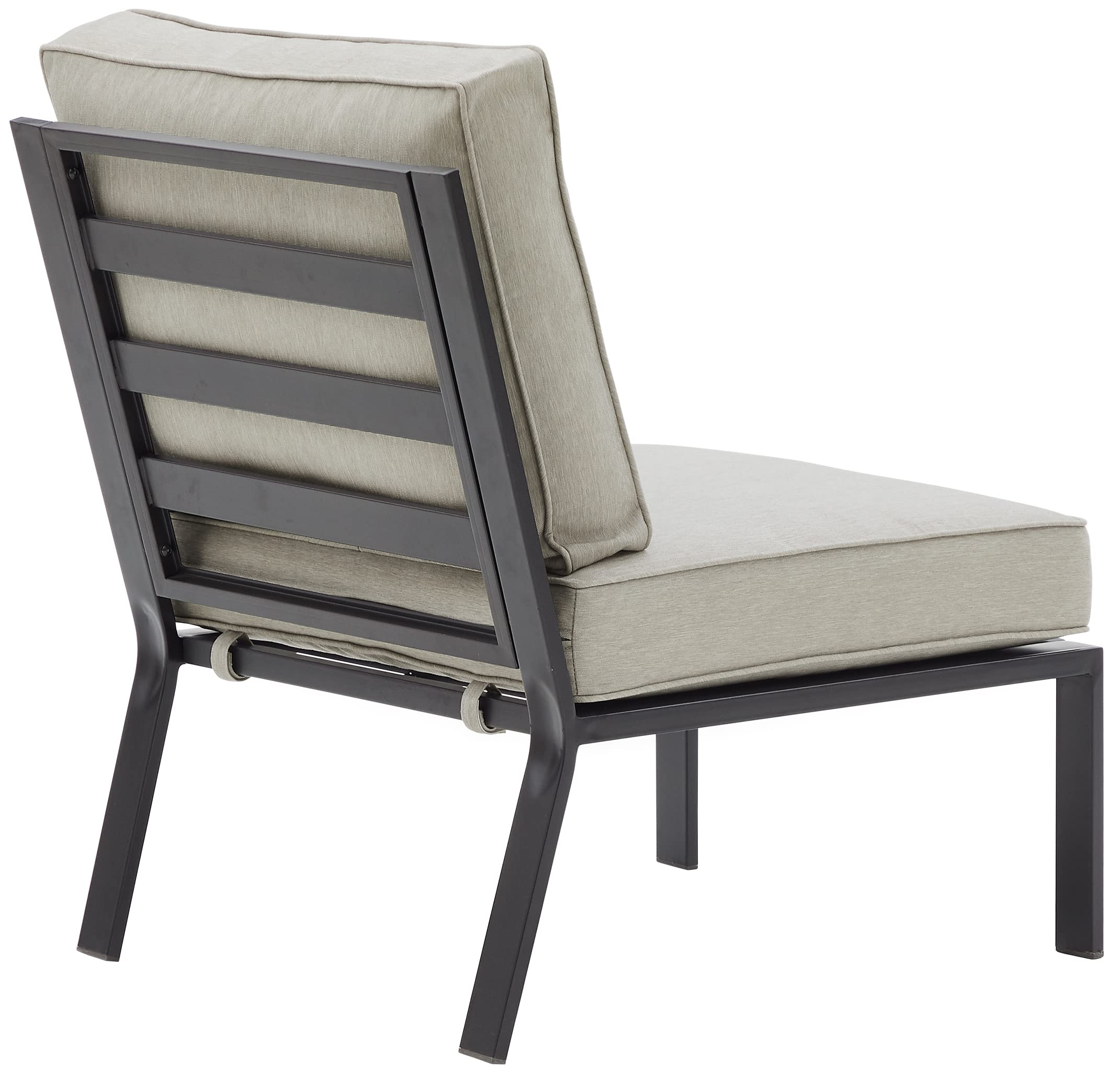 Left. Crosley Furniture - Clark Armless Outdoor Sectional Chair - Taupe.