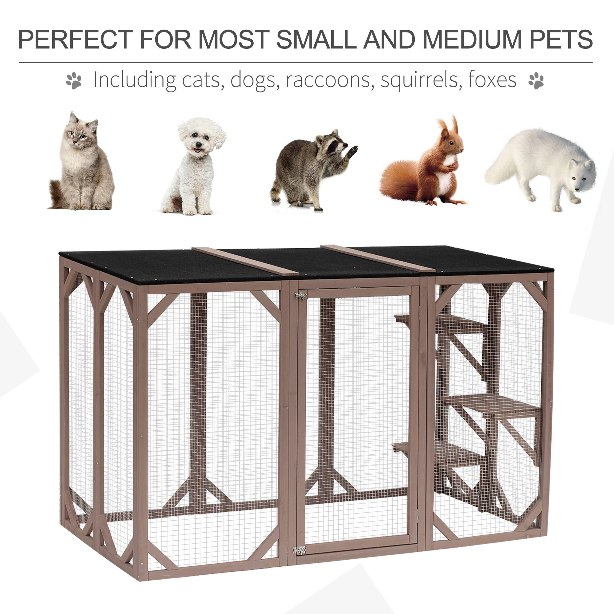 PERFECT FOR MOST SMALL AND MEDIUM PETS  
Including cats, dogs, raccoons, squirrels, foxes