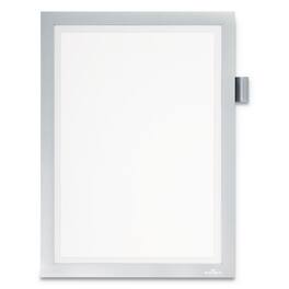 Durable - DURAFRAME Note Sign Holder 8.5 x 11 Silver Frame
