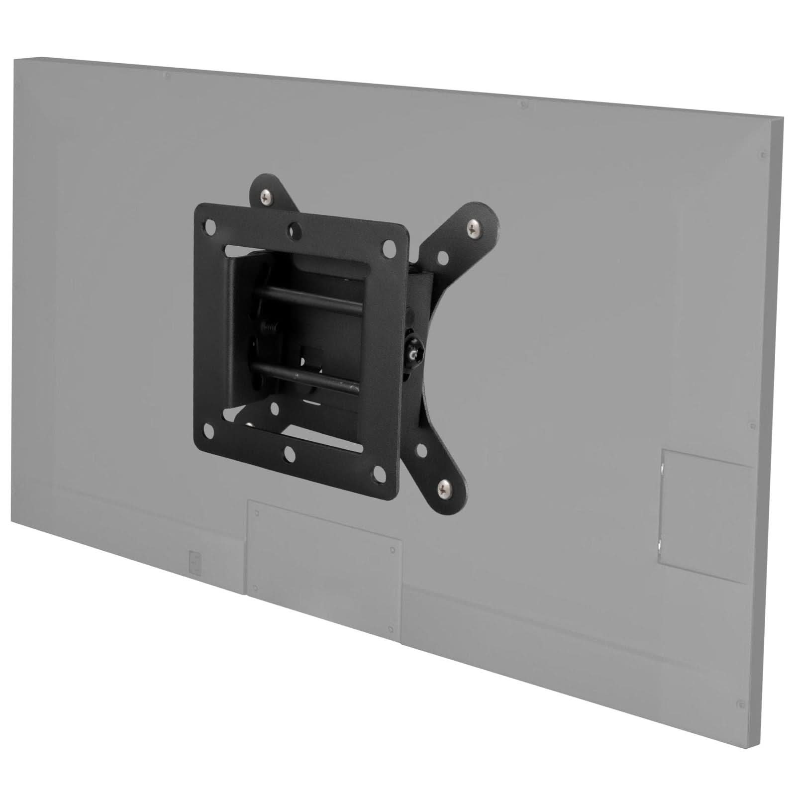 Alt View 7. Mount-It! - Low Profile Tilt TV Wall Mount for 24"–32" TVs, Slim Design, Adjustable Tilt - Black.