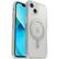 Angle. OtterBox - Symmetry Series+ for MagSafe Soft Shell for Apple iPhone 13 - Clear.