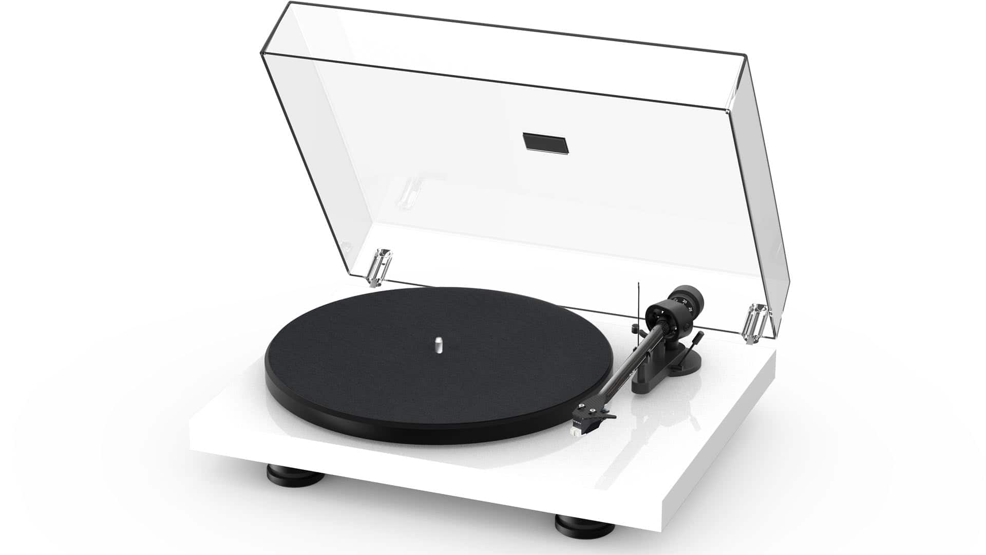 Pro-Ject - Debut Carbon EVO Turntable with Sumiko Rainier Cartridge - Gloss White