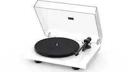 Pro-Ject - Debut Carbon EVO Turntable with Sumiko Rainier Cartridge - Gloss White