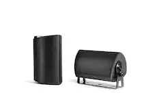 Front. Definitive Technology - Dymension 4.5" 2-Way Outdoor Wall Mount Speakers Pair - Black.