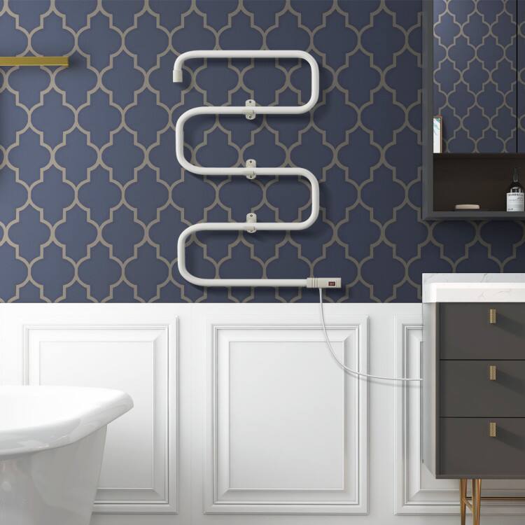 Back. Sugift - 2 in 1 Towel Warmer and Dryer - White.