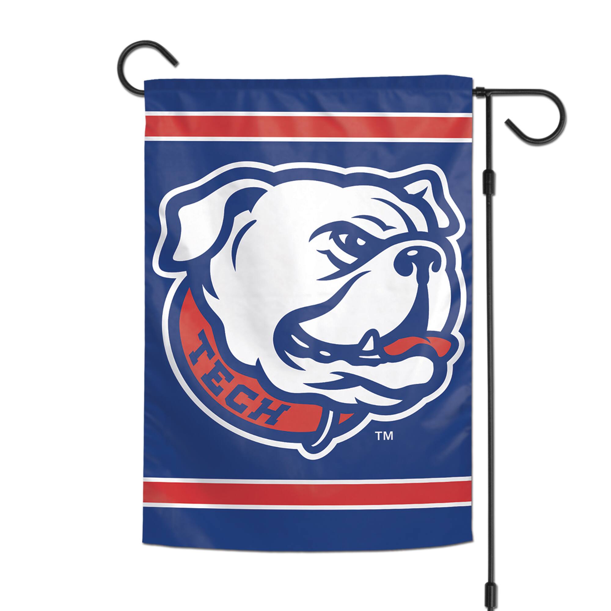 Alt View 1. WinCraft - Louisiana Tech Bulldogs 12" x 18" Double-Sided Garden Flag - Multicolor.