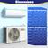 Indoor Unit Dimensions
Cooling Capacity BTU 11500 11500 17000 23000
Voltage 115V 230V 230V 230V
Length (L) 30.5" 30.5" 35.8" 39.5"
Width (W) 8.2" 8.2" 8.9" 9.3"
Height (H) 9.8" 9.8" 11.5" 12.4"
Outdoor Unit Dimension
Cooling Capacity BTU 11500 11500 17000 23000
Voltage 115V 230V 230V 230V
Length (L) 31.1" 30.9" 32.1" 34.3"
Width (W) 11.4" 11.4" 11.8" 13.8"
Height (H) 19.5" 19.7" 21.5" 23.6"