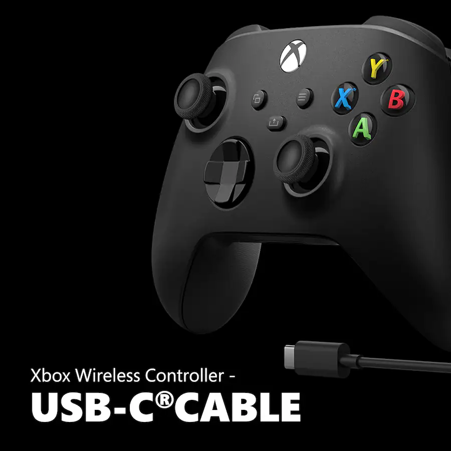 Microsoft Xbox Wireless Controller + USB C Cable for Xbox Series X ...