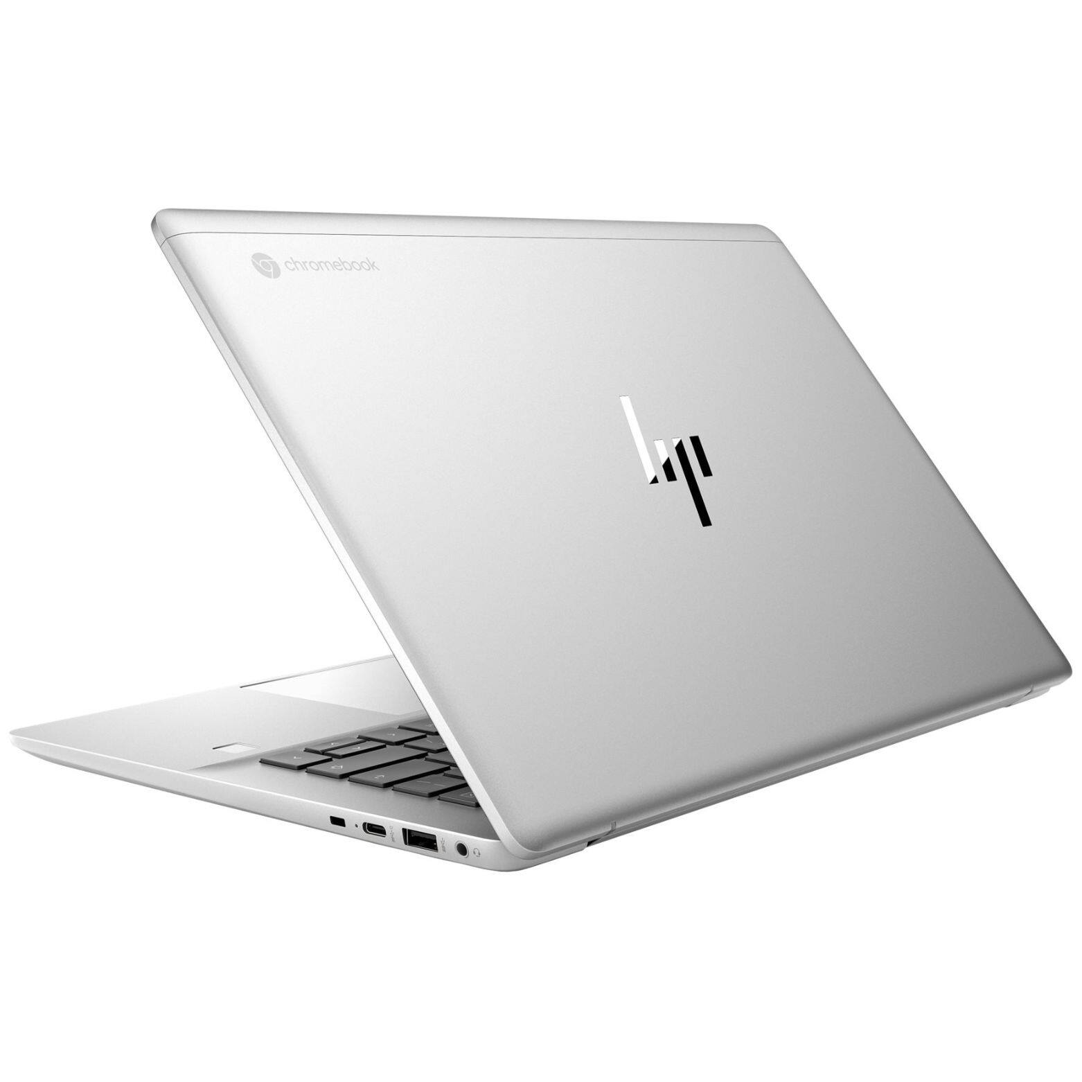 Alt View 3. HP - Elite c640 G3 14" FHD Touch Intel Core i3-1215U 1.2 GHz up to 4.4 GHz 8GB RAM 256GB SSD ChromeOS - Silver.