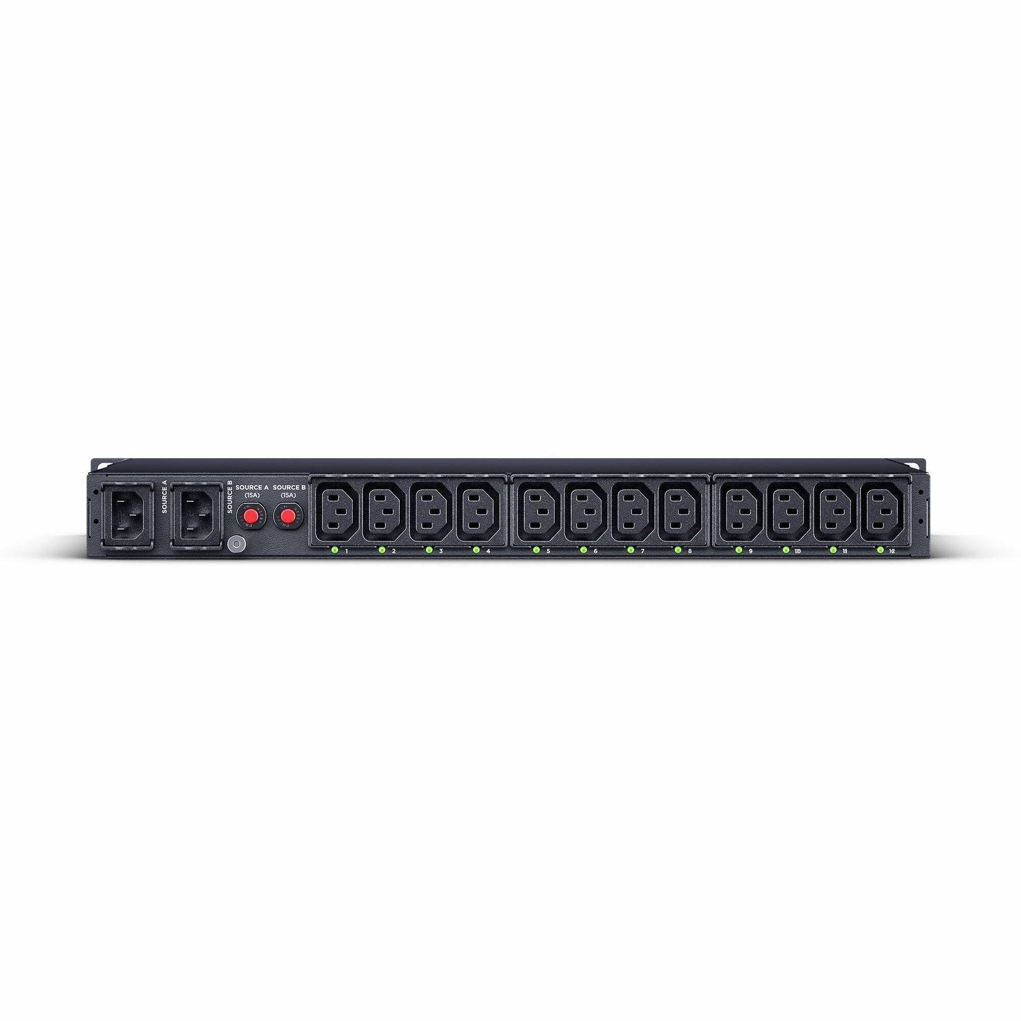 CyberPower Switched ATS PDU PDU44004 12 Outlets PDU Black - Best Buy