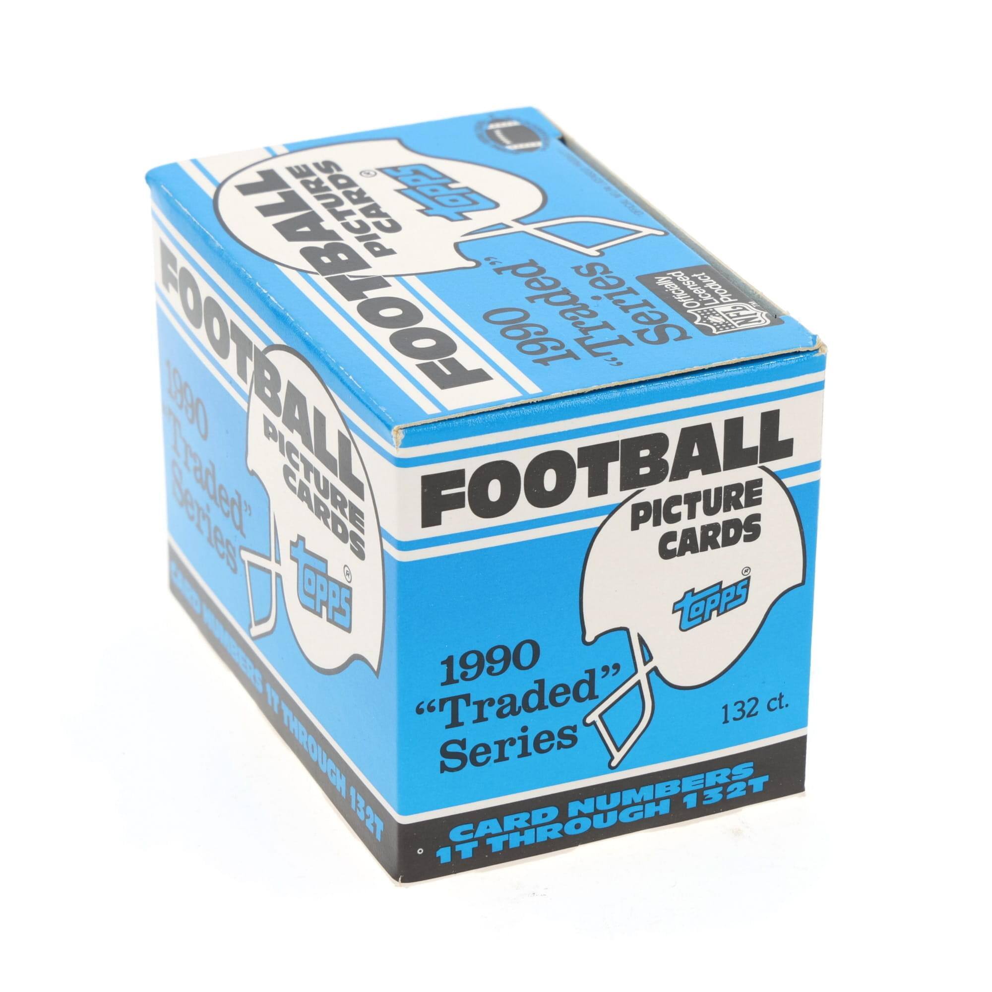 FOOTBALL PICTURE CARDS  
1990 "Traded" Series  
132 ct.  
CARD NUMBERS 1 THROUGH 132T