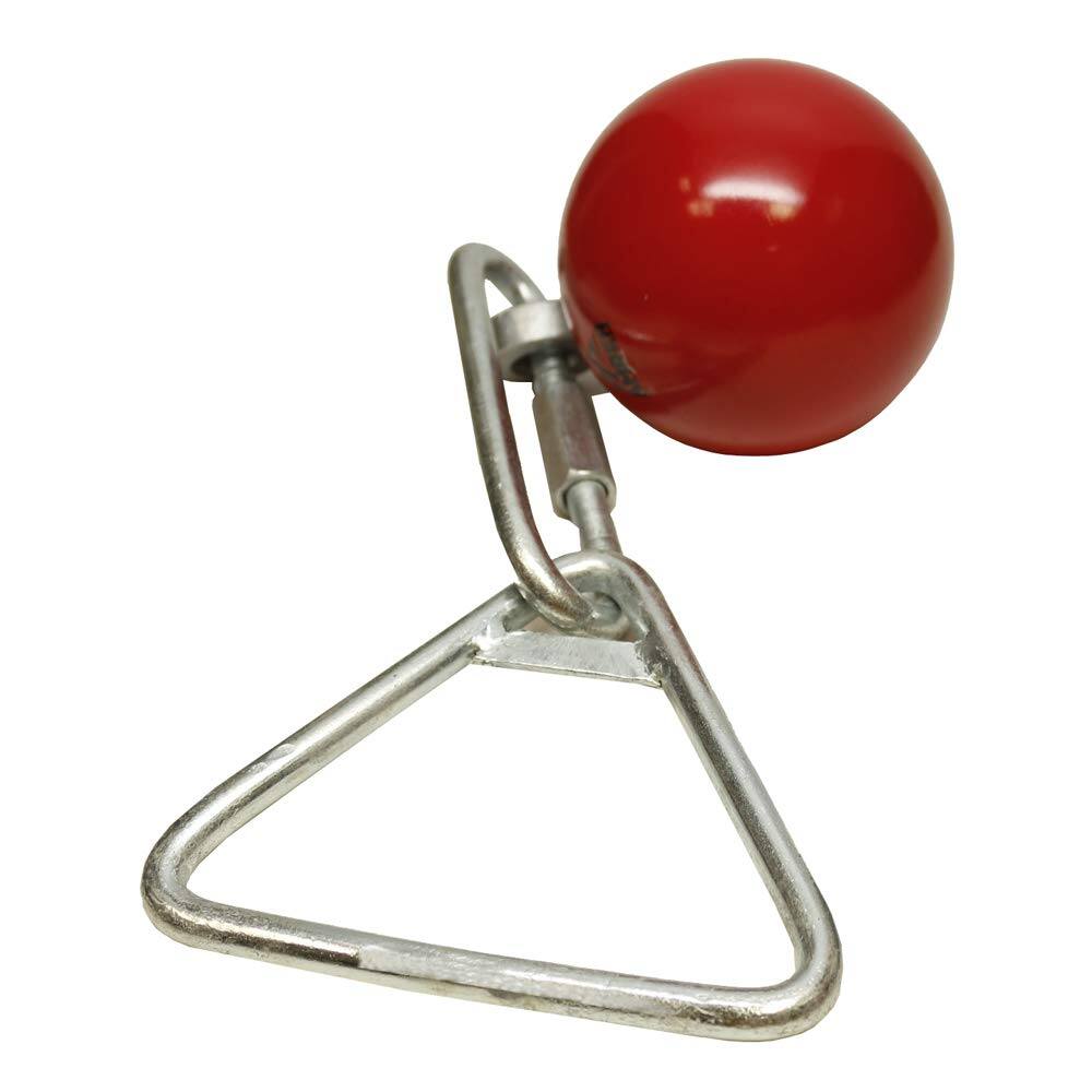 Back. Amber Sporting Goods - Throwing Weight Hammer - Lathe Turned Solid Iron  - Practice Field Ball with Ball Bearing Swivel - 23 lb - None.