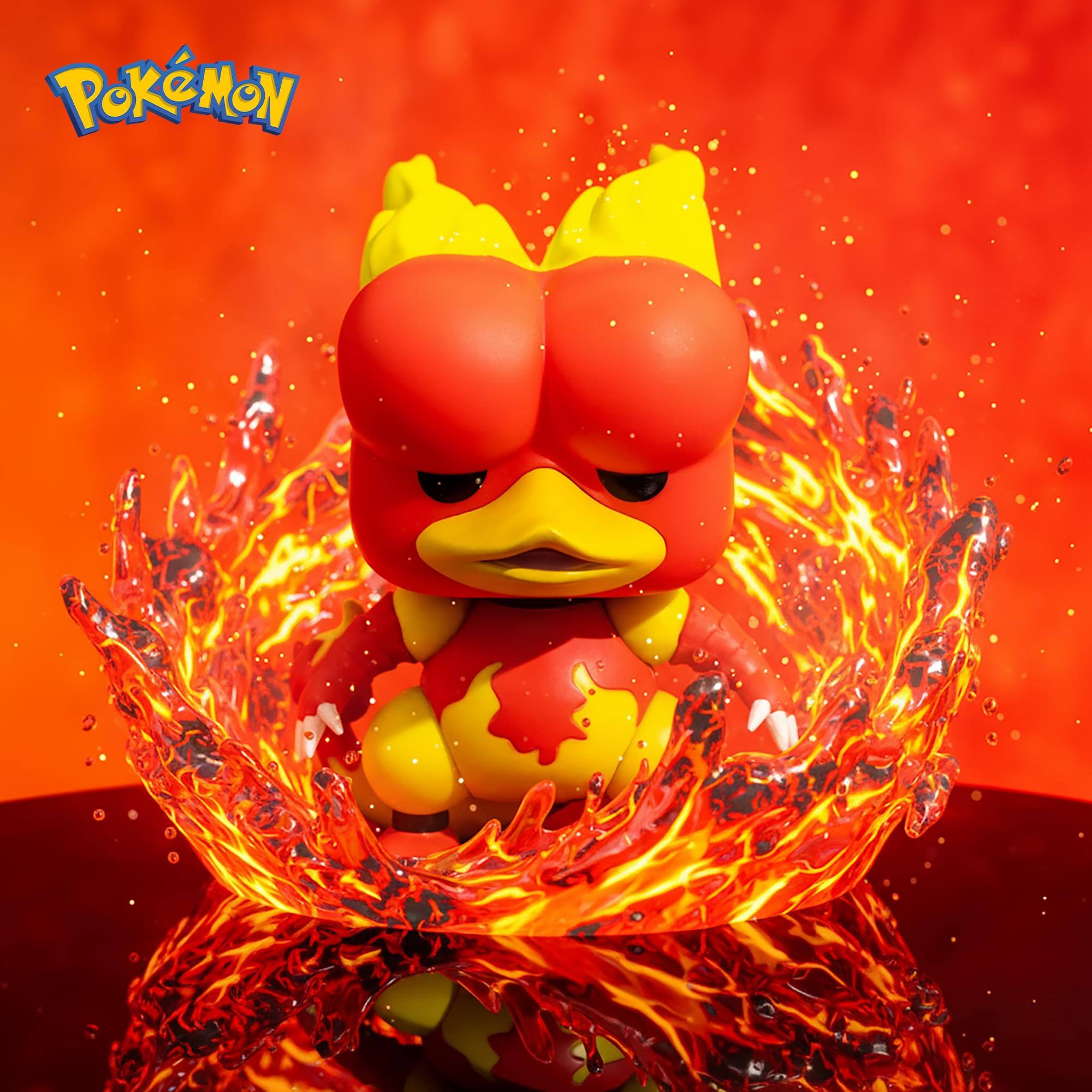Alt View 2. Funko - Funko POP! Games: Pokemon - Magmar   - COLLECTIBLES - Multicolor.