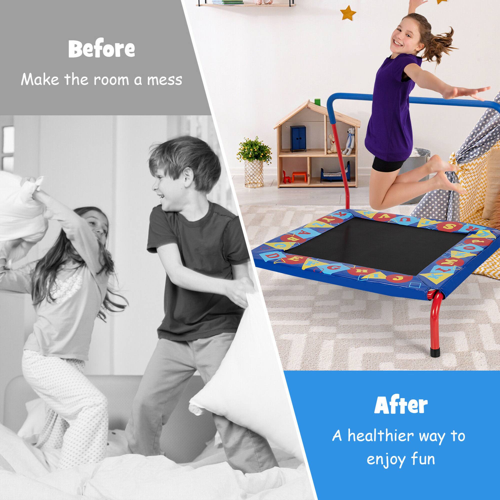 Before  
Make the room a mess  

After  
A healthier way to enjoy fun