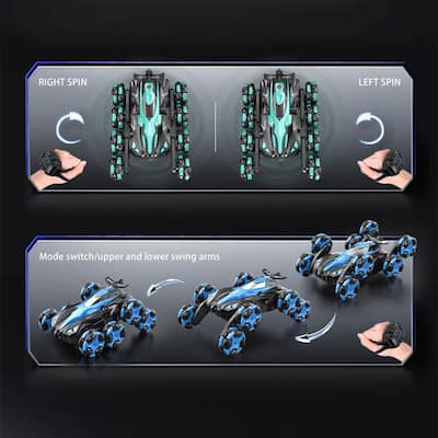 Topteng 8 Wheel Gesture Sensing RC Stunt Car Hand Controlled, 360 Topteng 8 Wheel Gesture Sensing RC Stunt Car Hand Controlled, 360