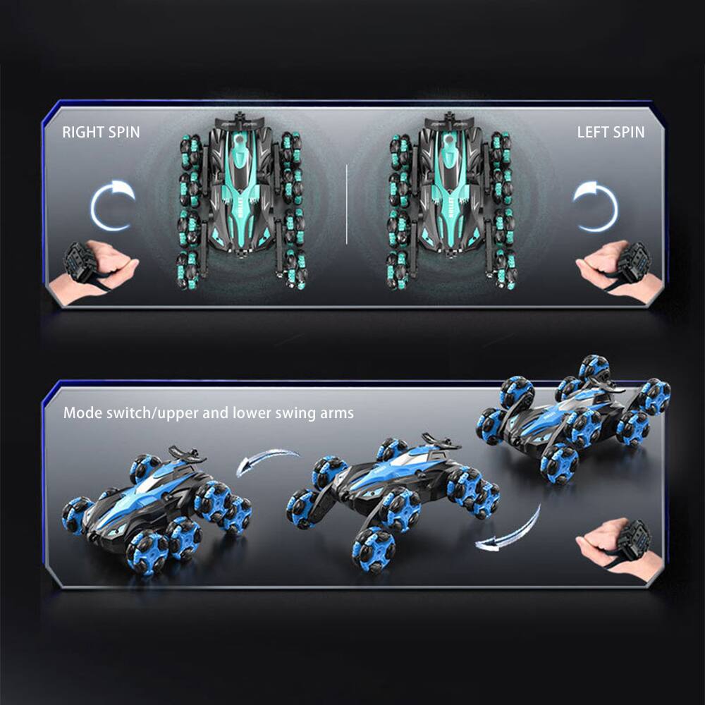 RIGHT SPIN  
LEFT SPIN  

Mode switch/upper and lower swing arms