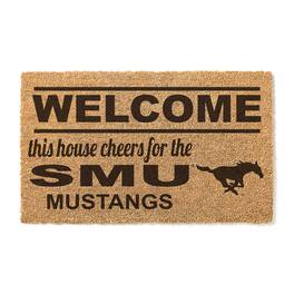 Jardine - SMU Mustangs 18" x 30" Welcome Doormat - Brown