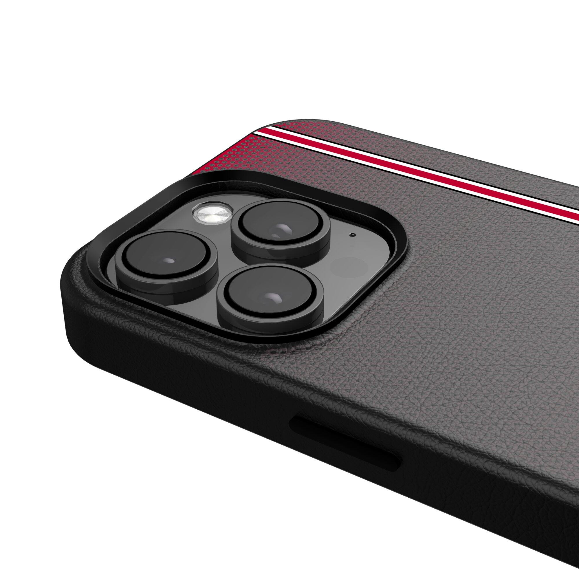 Alt View 3. Keyscaper - Ohio State Buckeyes College Football Playoff 2024 National Champions iPhone Magnetic Bump Case - 13 - Black.
