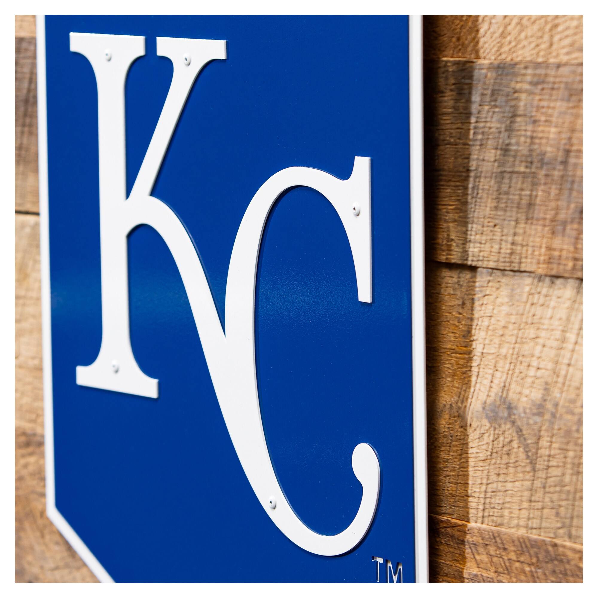 Alt View 2. Evergreen Enterprises - Kansas City Royals 23" Layered Metal Wall Art Sign - Multicolor.