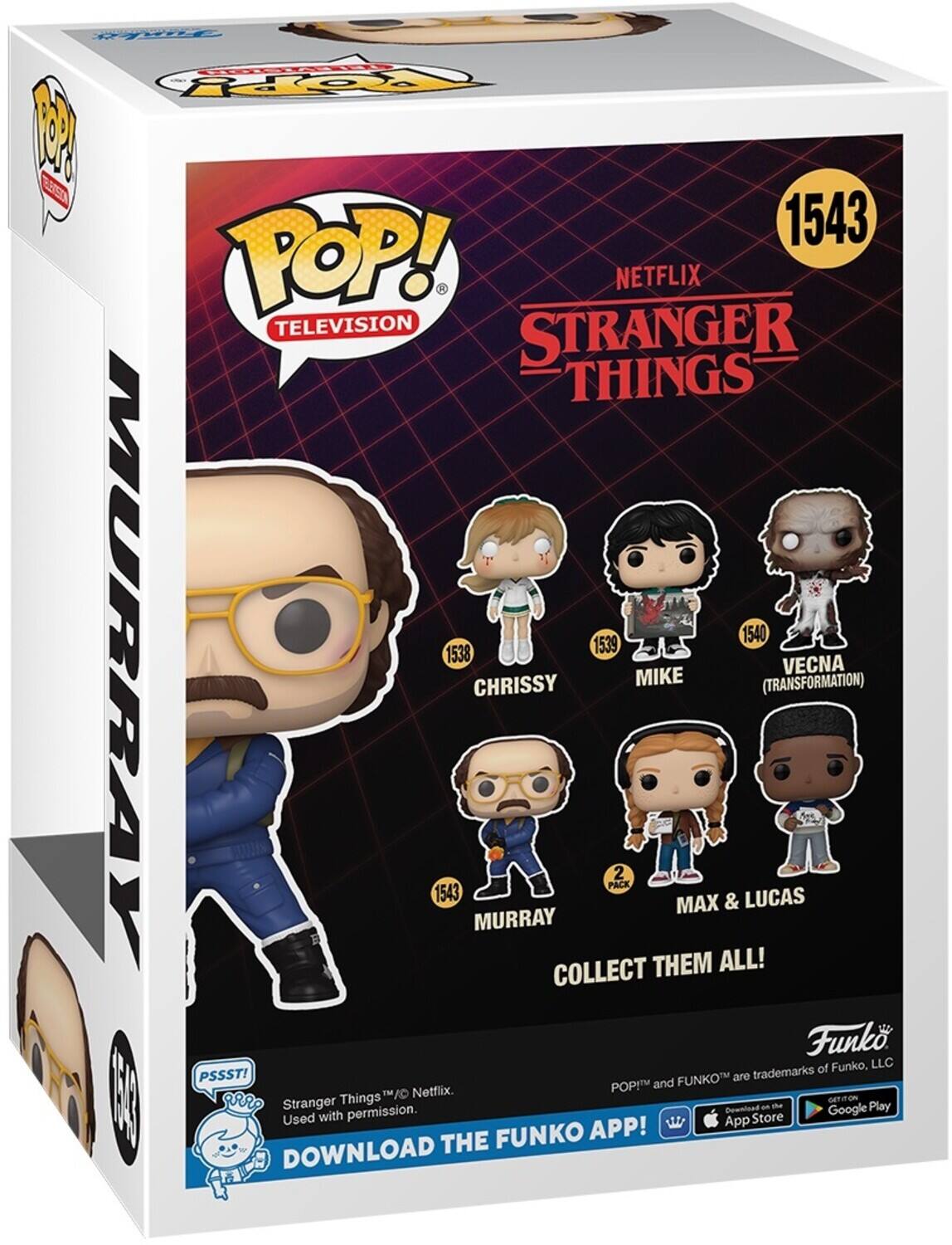 Funko Pop! Stranger Things: Season Murray with Flamethrower