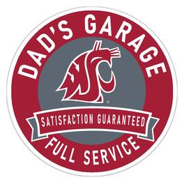 Fan Creations - Washington State Cougars 16" Dad's Garage Wood Sign - Multicolor