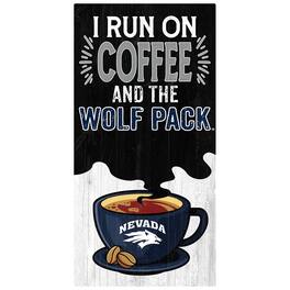 Fan Creations - Nevada Wolf Pack 6" x 12" Coffee Wall Art - Multicolor
