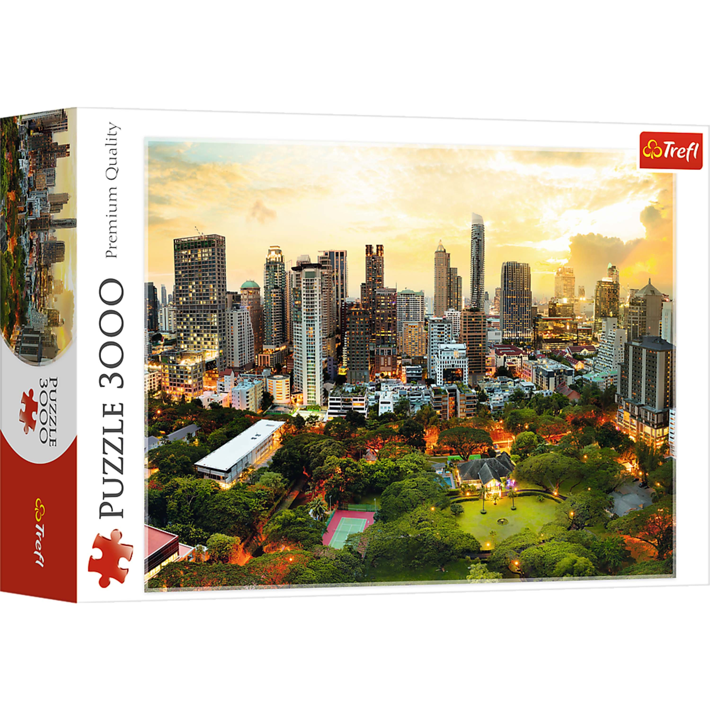 Trefl - Red 3000 Piece Puzzle - Sunset in Bangkok