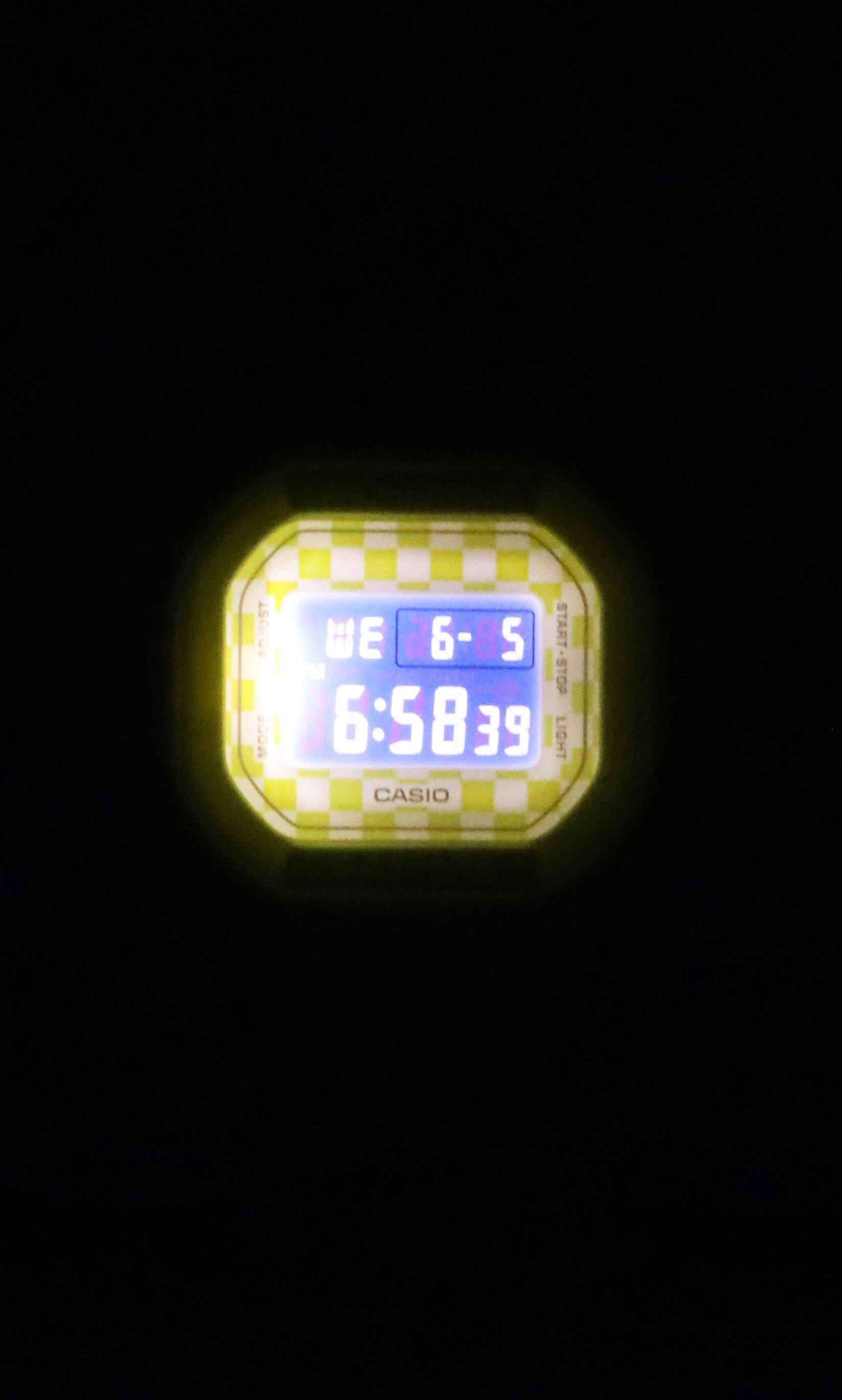 SO JUST WE 6-5 START-STOP M MODE 6:58:39 LIGHT CASIO