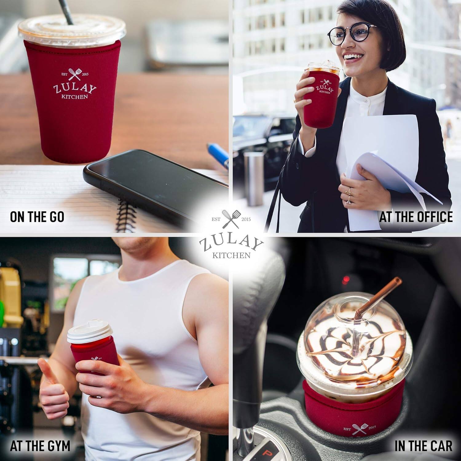 ZULAY KITCHEN

ON THE GO

ZULAY KITCHEN AT THE OFFICE

ZULAY KITCHEN AT THE GYM

ZULAY KITCHEN IN THE CAR