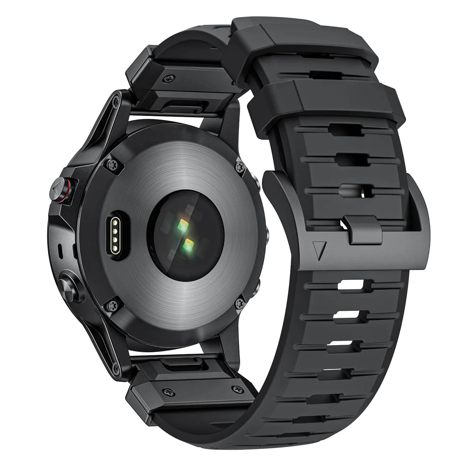 StrapsCo Elite FKM Strap QuickFit 22 Watch Band For Garmin Quatix