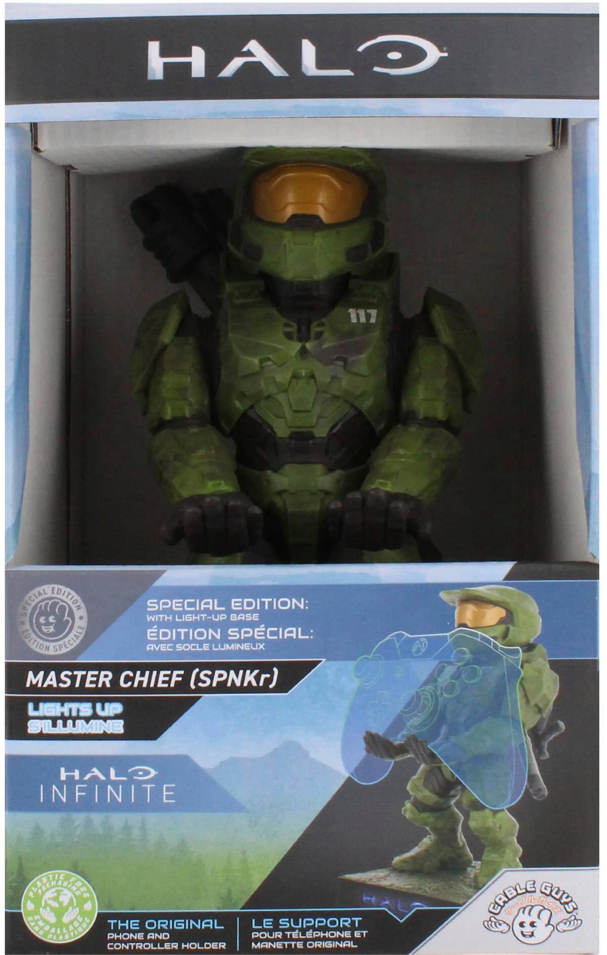 Halo 117 Special Edition: Master Chief (SPNKr) with Light-Up Base.
