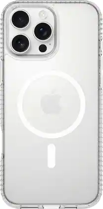 Insignia™ - Hard-Shell Case with MagSafe for iPhone 16 Pro - Clear