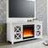 Left. Camden&Wells - Portland Crystal Fireplace TV Stand for Most TVs up to 55" - Alabaster.