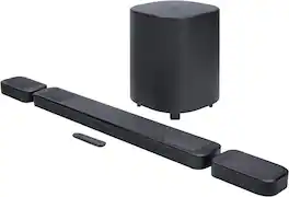 JBL - BAR1000MK2 7.1.4-channel soundbar with detachable surround speakers, Multibeam, Dolby Atmos and DTS:X - Black
