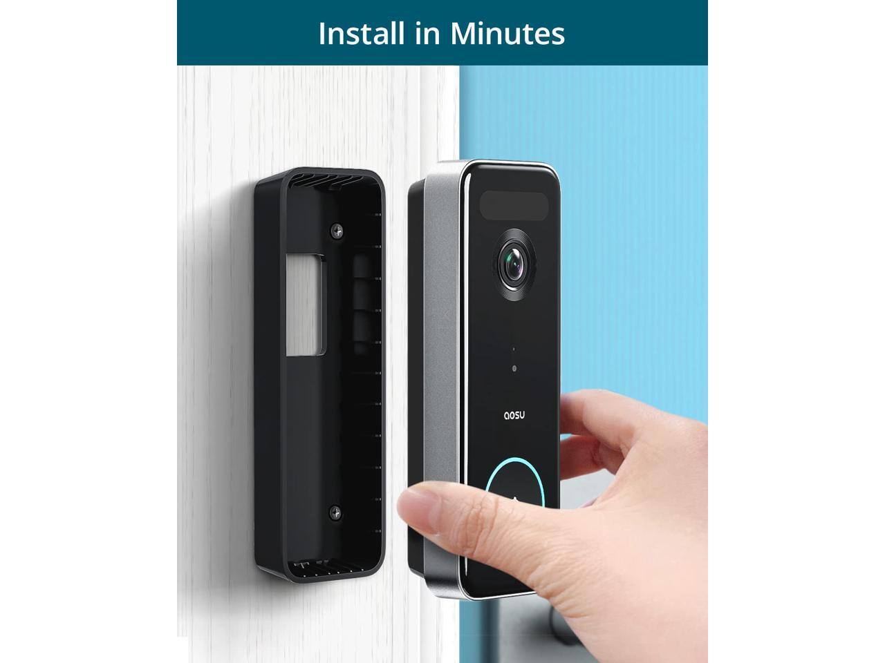 AOSU 5MP Smart Wireless Video Doorbell with Camera Security