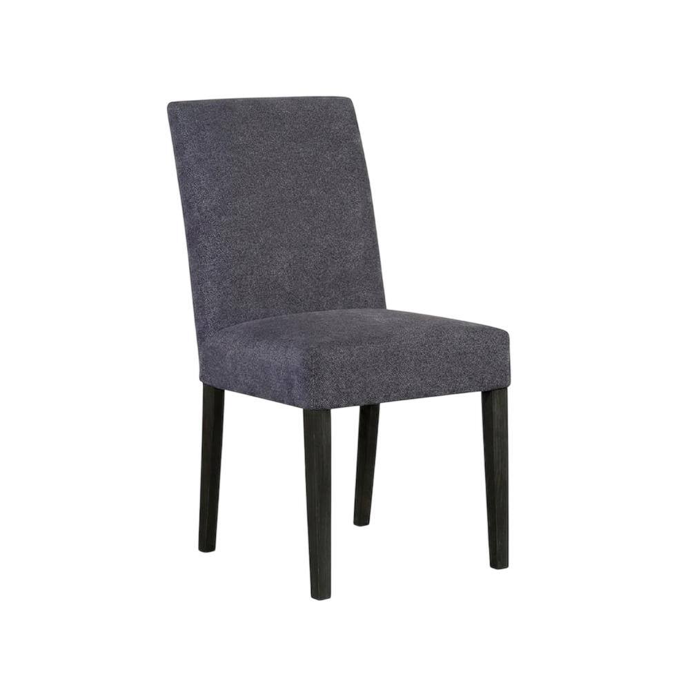 Front. Porter Designs - Enna Solid Wood Dining Chair - Gray.