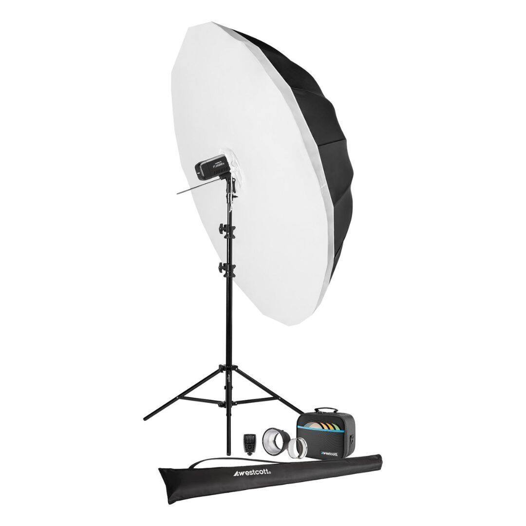 Front. Westcott - Westcott FJ400 II Newborn Portrait Lighting Kit with FJ-X3 M Universal Wireless Trigger.