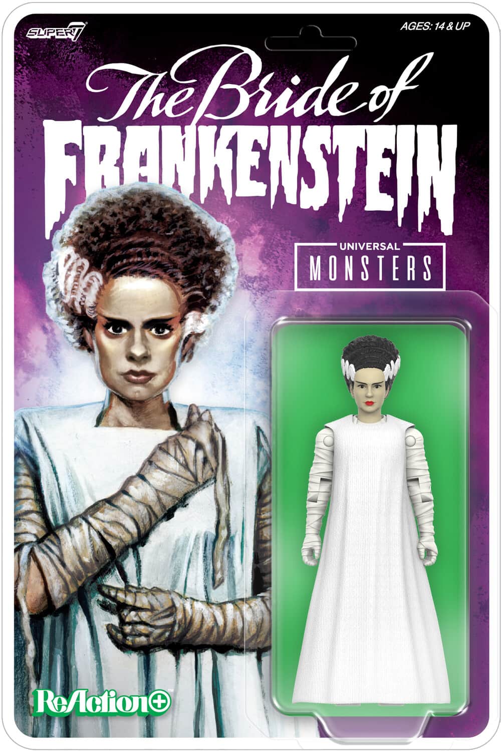 Super7 - Universal Monsters - ReAction+ Wv2 - Bride of Frankenstein - COLLECTIBLES - Multicolor price history on PriceWatchPro