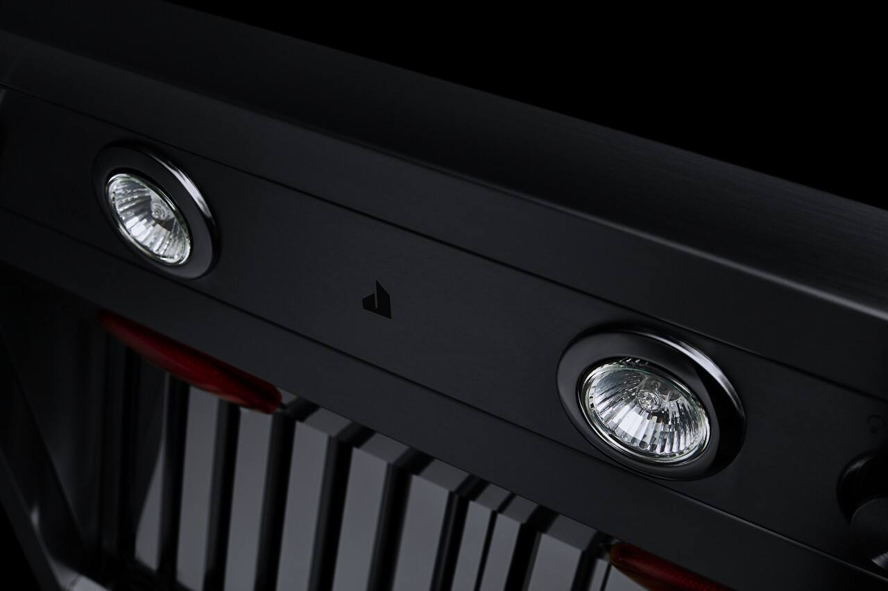 Alt View 13. JennAir - Pro-Style 30" Externally Vented Range Hood - Lustre Stainless.