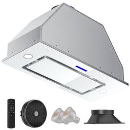 ZJKLA - 30 inches - Externally Vented - Range Hood Insert - Stainless Steel