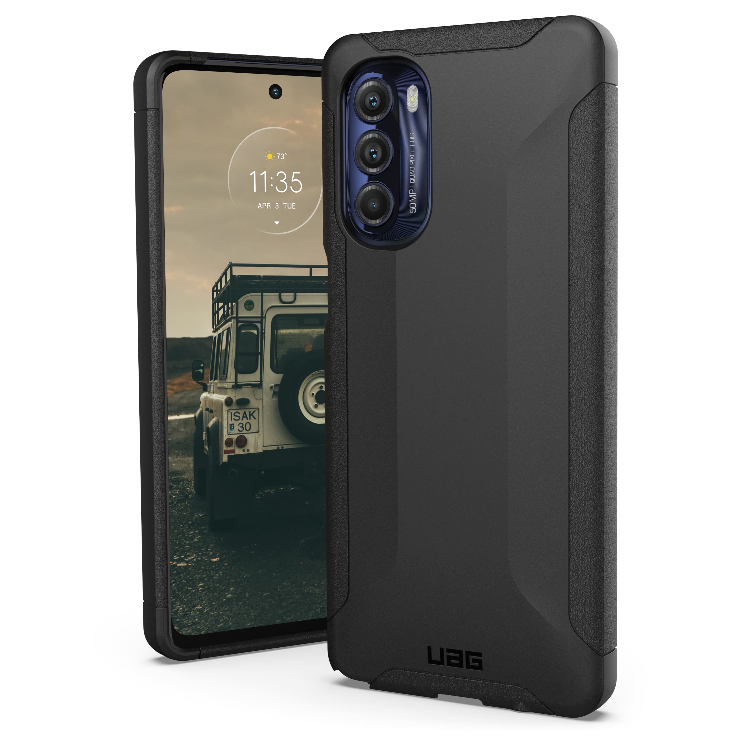 Front. UAG - Scout Series Case for Motorola Moto G Stylus (2022).