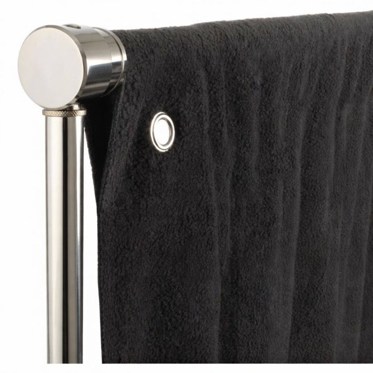 Alt View 1. Glow - Glow Wrinkle-Resistant Fleece Background (Black, 9 x 10').