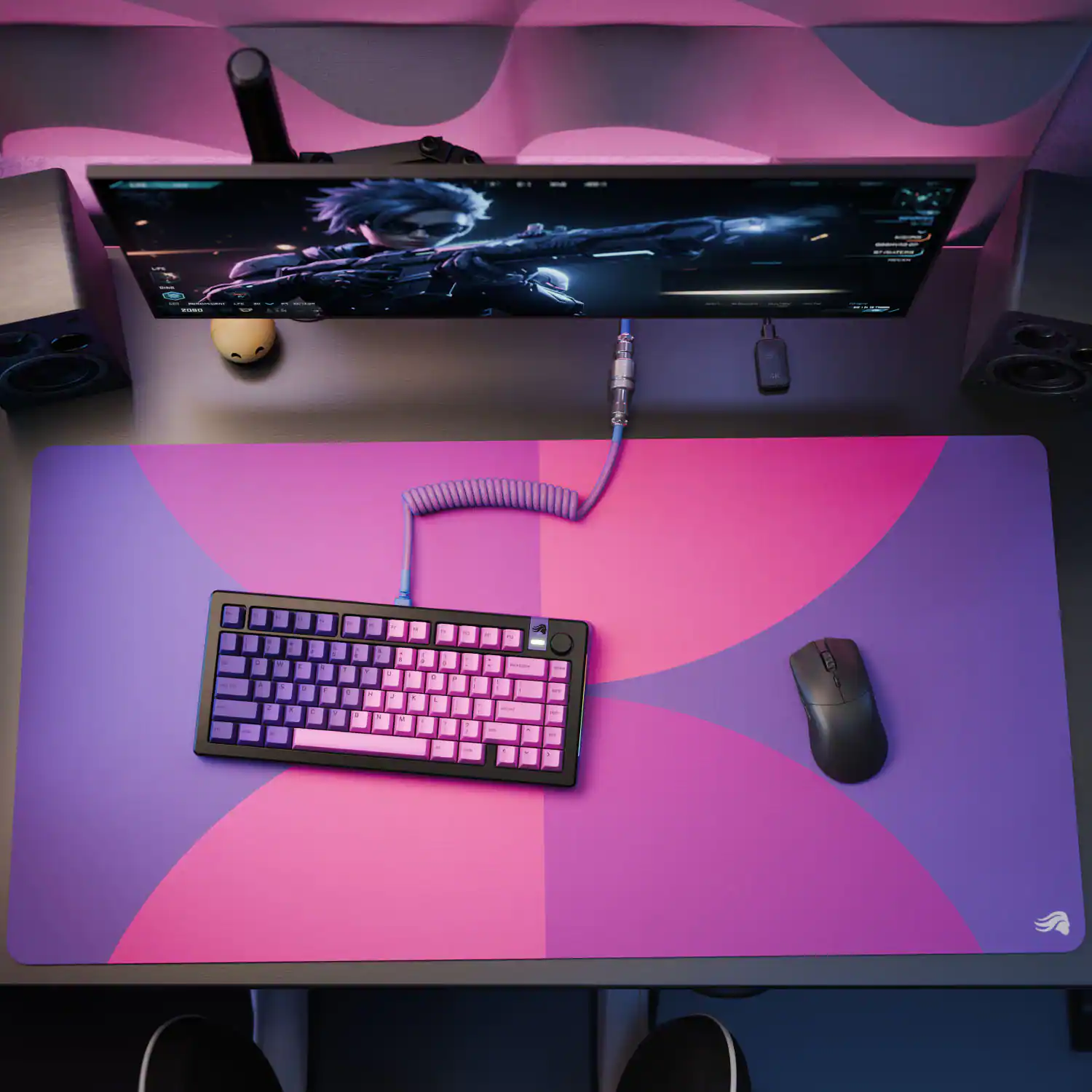 Alt View 6. Glorious - Edgeless Mouse Pad 2 XXL - Nebula.