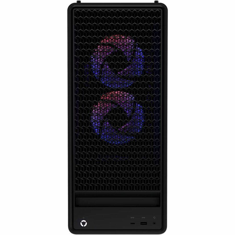 Alt View 8. Lenovo - Lenovo Legion T5 30IAS10 90YA0073US Gaming Desktop Computer - Intel Core Ultra 7 265F - 16 GB - 1 TB SSD - Tower - Eclipse Black.