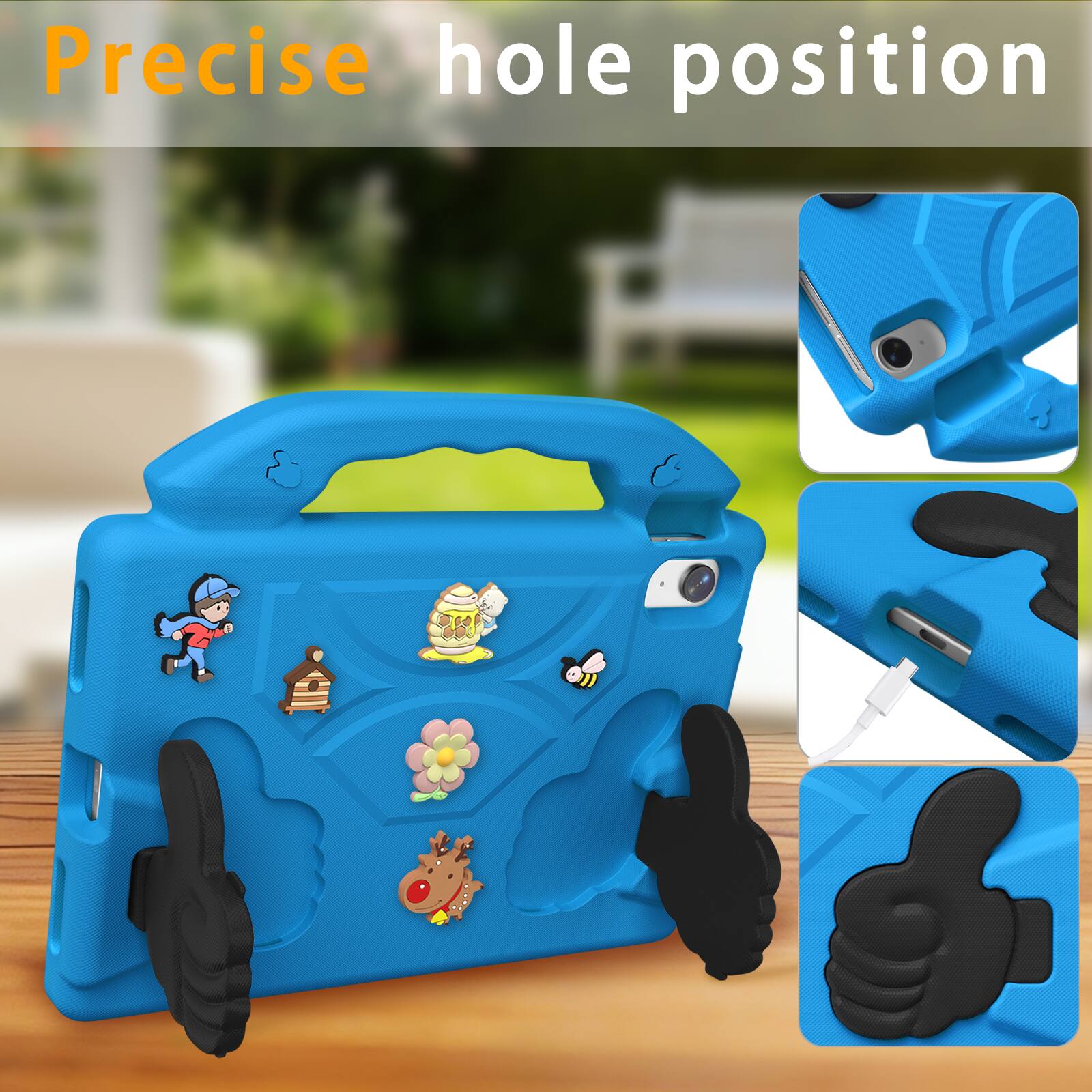 Precise hole position