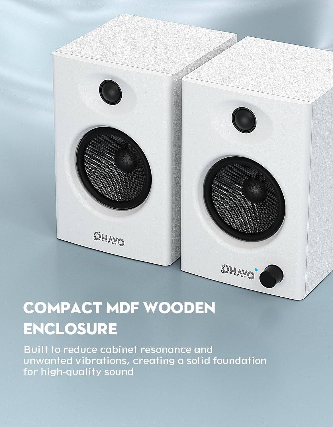COMPACT MDF WOODEN ENCLOSURE

Built to reduce cabinet resonance and unwanted vibrations, creating a solid foundation for high-quality sound