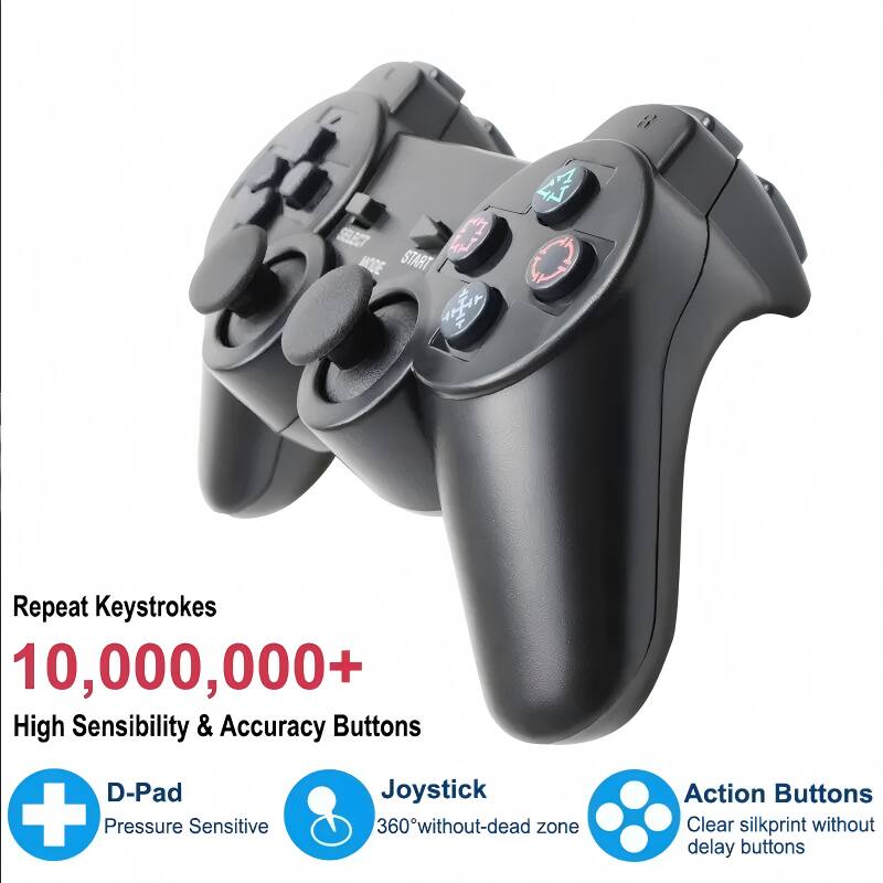 - Repeat Keystrokes 10,000,000+
- High Sensitivity & Accuracy Buttons
- D-Pad: Pressure Sensitive
- Joystick: 360° without-dead zone
- Action Buttons: Clear silkprint without delay buttons